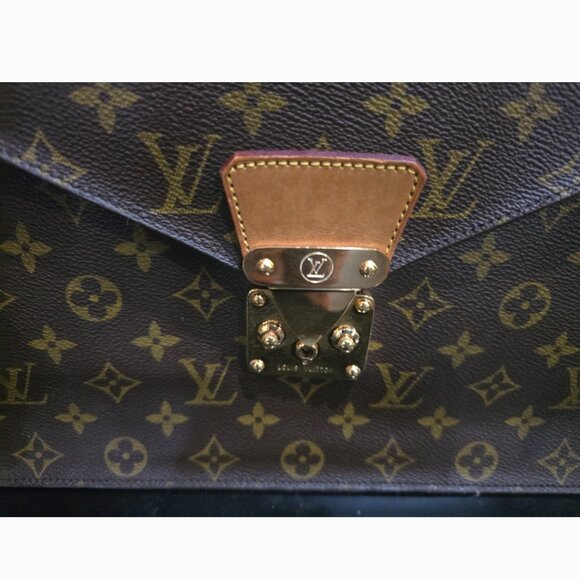 VVGUC Authentic LV Monogram Document Bag - Picture 3 of 12